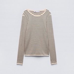 Rolled Finish Knit Top